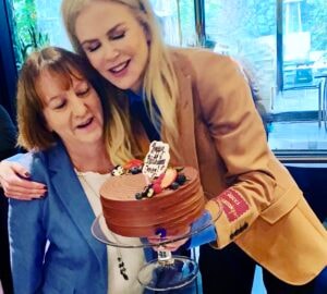 Jenny Cooney with Nicole Kidman